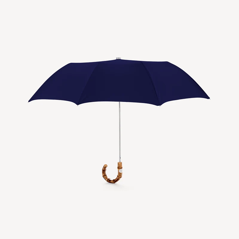 Parapluie pliable Whangee - Indigo foncé