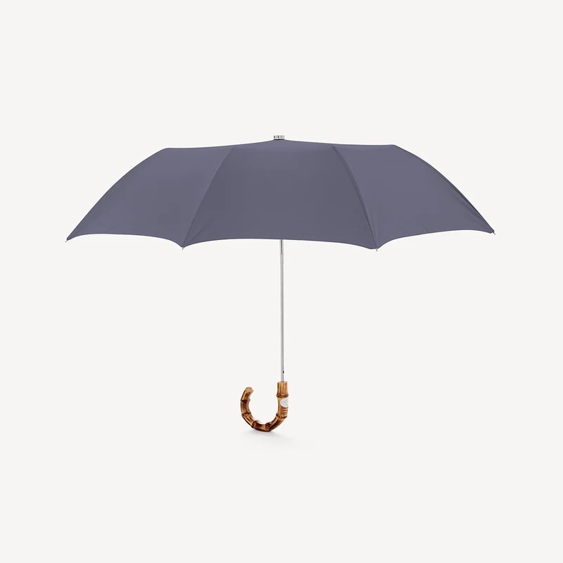 Parapluie pliable Whangee - Gris tourterelle