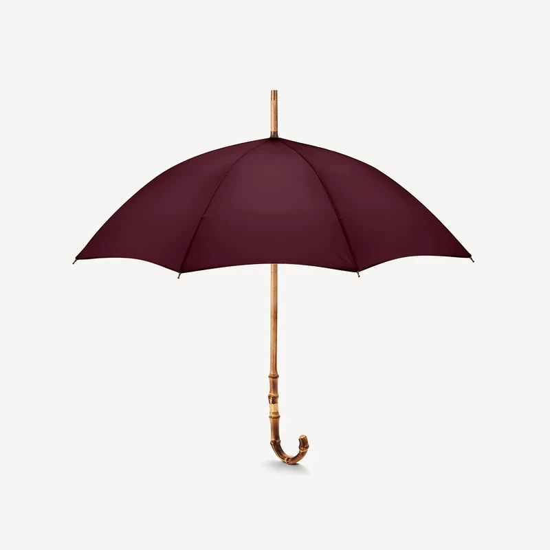 Parapluie Whangee Singin' in the Rain pour homme - Bordeaux