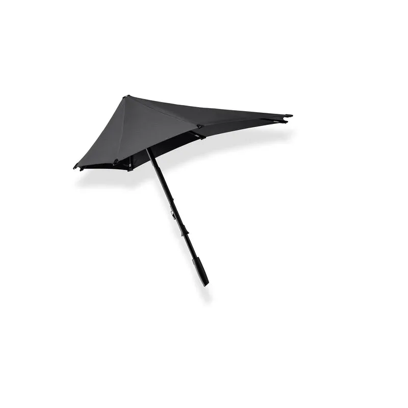 Senz Kids Storm-Resistant Umbrella - Pure Black | UPF 50+ UV | Windproof to 100km/h