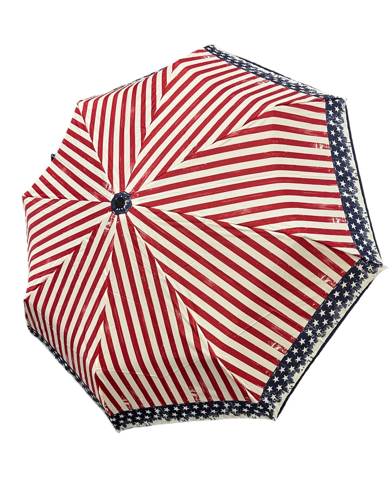 Carbon Steel Magic AOC Folding Umbrella - Stars & Stripes