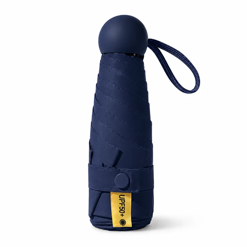 UW UPF 50+ Compact Travel Umbrella | Sun & Rain Protection | 93cm Canopy | Pocket Size 17cm | 225g