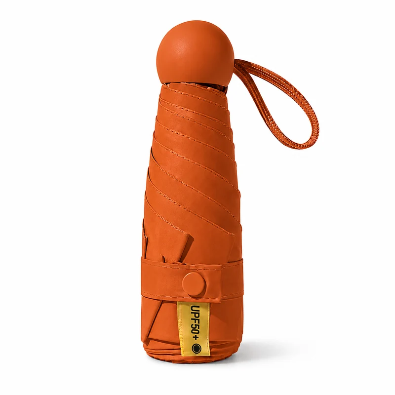 UW UPF 50+ Compact Travel Umbrella | Sun & Rain Protection | 93cm Canopy | Pocket Size 17cm | 225g