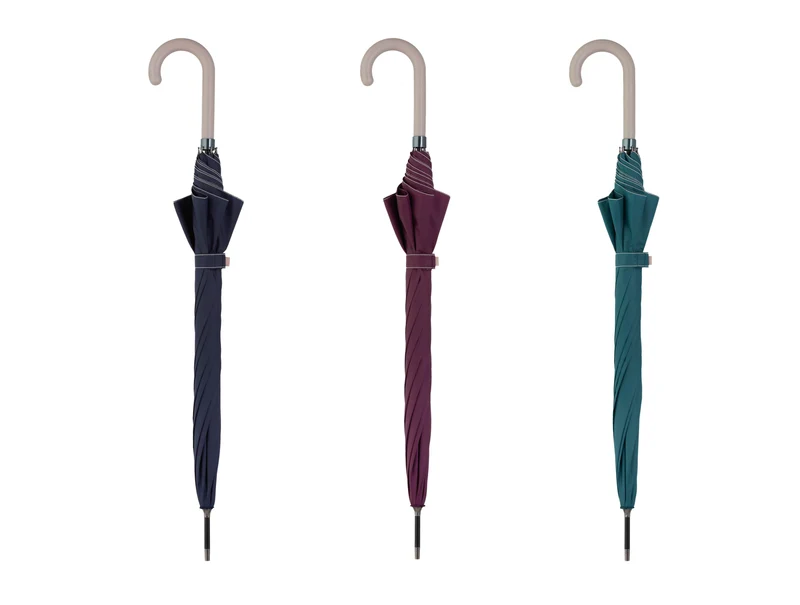 Economy Automatic Walking Umbrella | Fashion Colours | Fibreglass Frame | 105cm Canopy