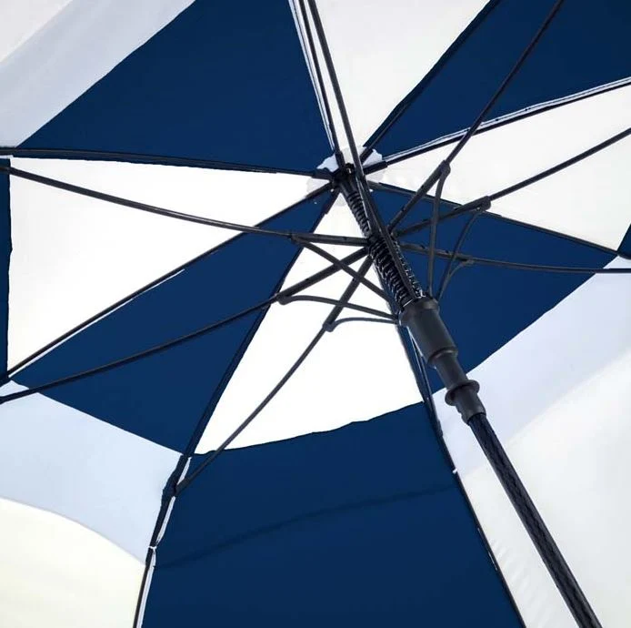 Supervent Fibreglass Auto Vented Windproof Golf Umbrella - Two Tone | 136cm Canopy