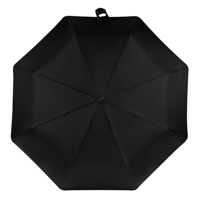 Totes ECO X-tra Strong Plus AOC Umbrella - Black | UPF 50+ UV Protection | Anti-Microbial Handle
