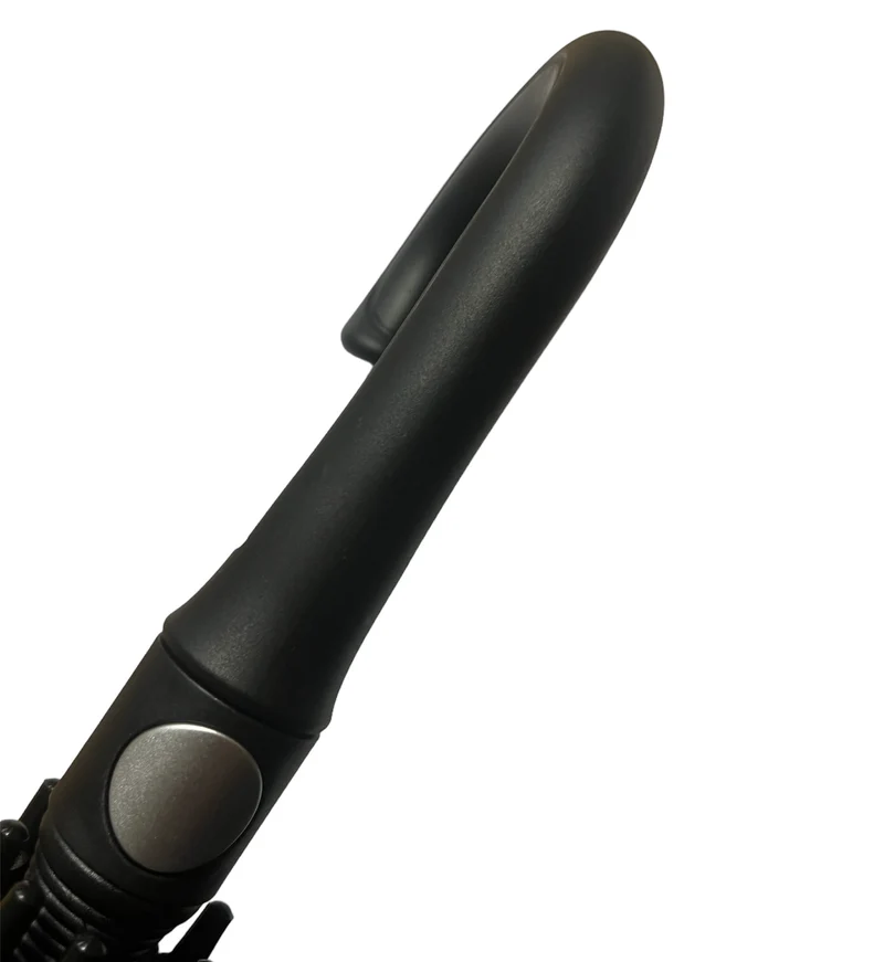 The Zeta Pro Auto Large Walking Umbrella - Black | Full Fibreglass | Windproof | 120cm Canopy
