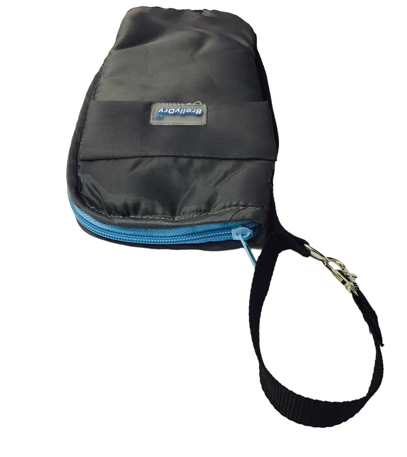 BrollyDry Folding Umbrella Case | Water-Absorbing | Microfibre Lined | Lanyard Hook | New Colours