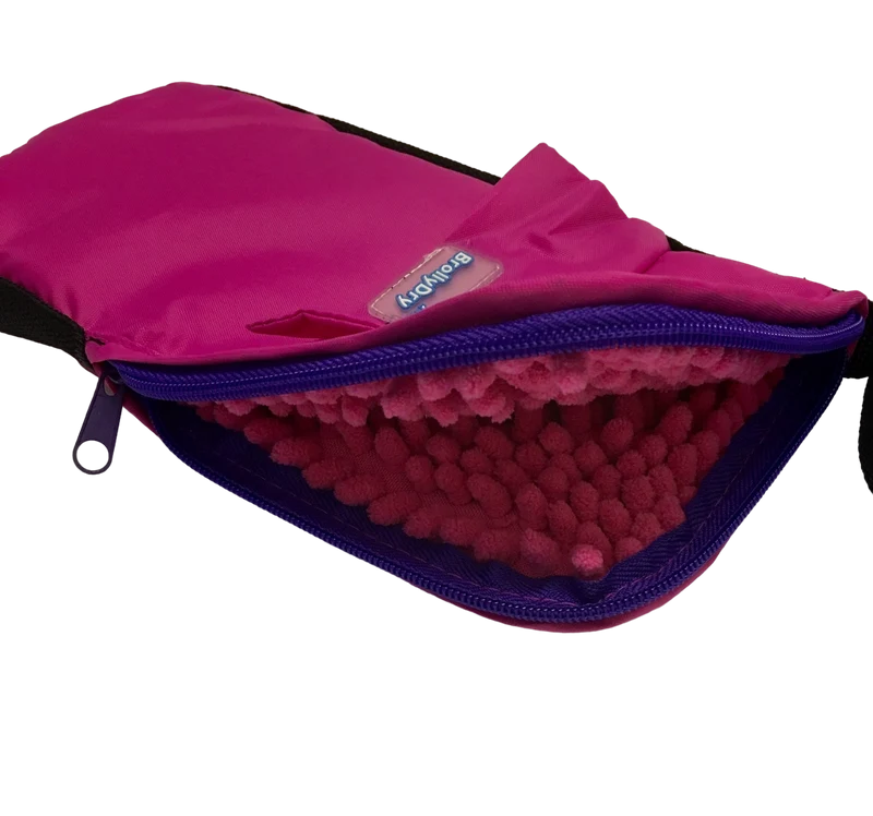 BrollyDry Folding Umbrella Case | Water-Absorbing | Microfibre Lined | Lanyard Hook | New Colours