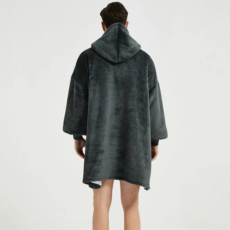 Poncho Homme Polaire