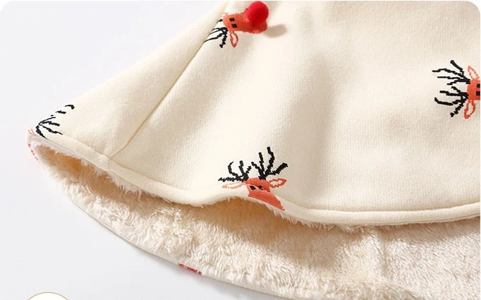 Poncho Enfant Rennes Noël