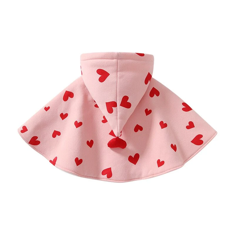 Poncho Enfant Cœur