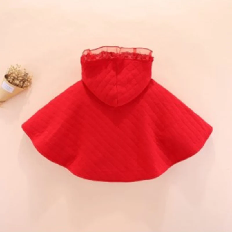 Poncho Fille Dentelle