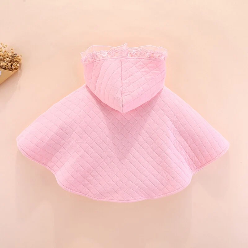 Poncho Fille Dentelle