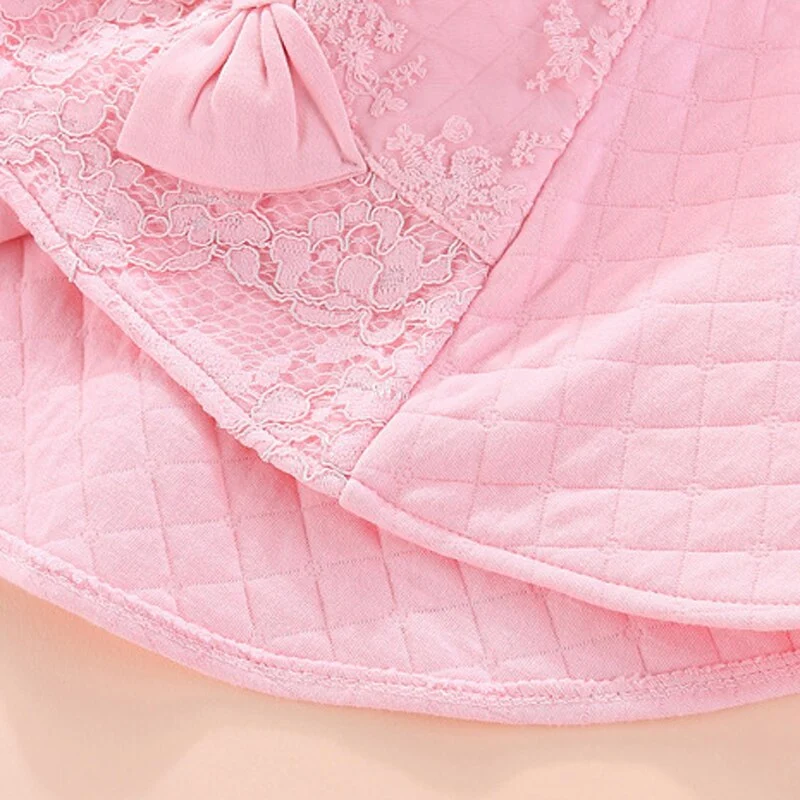 Poncho Fille Dentelle