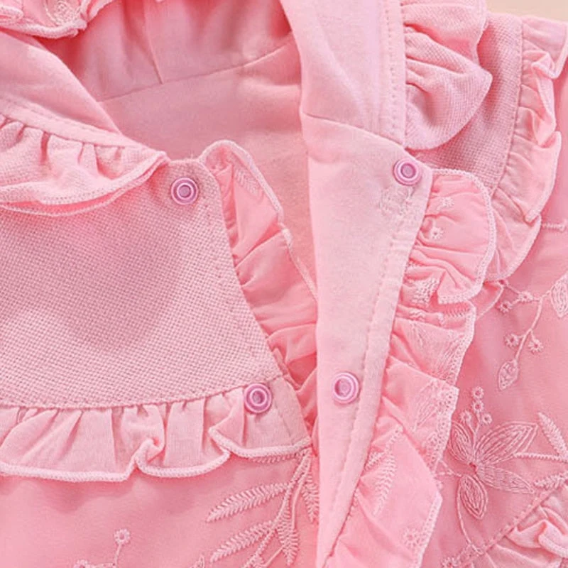 Poncho Rose Fillette