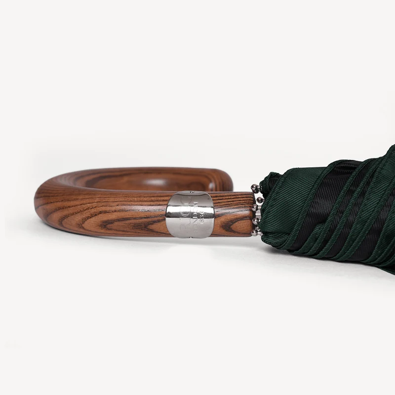 Parapluie pliable à poignée en bois de hêtre - Forêt