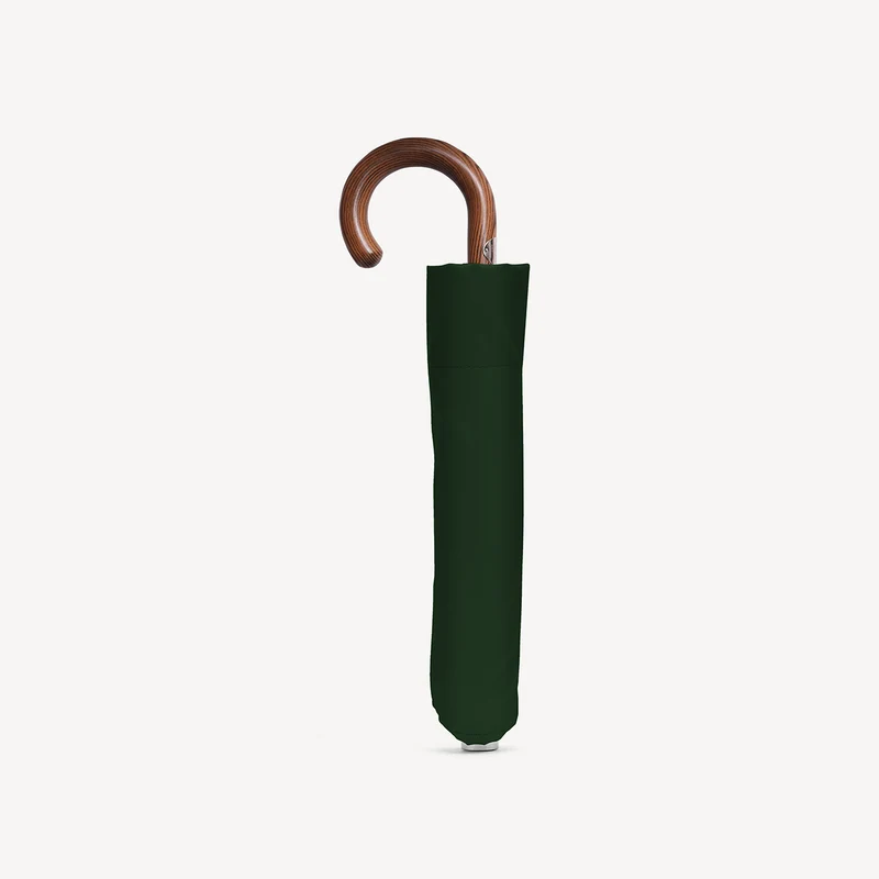 Parapluie pliable à poignée en bois de hêtre - Forêt