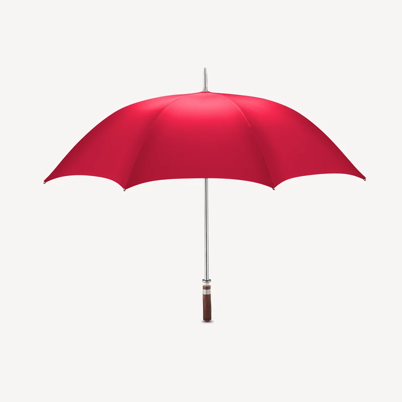Parapluie de golf à poignée droite - Écarlate