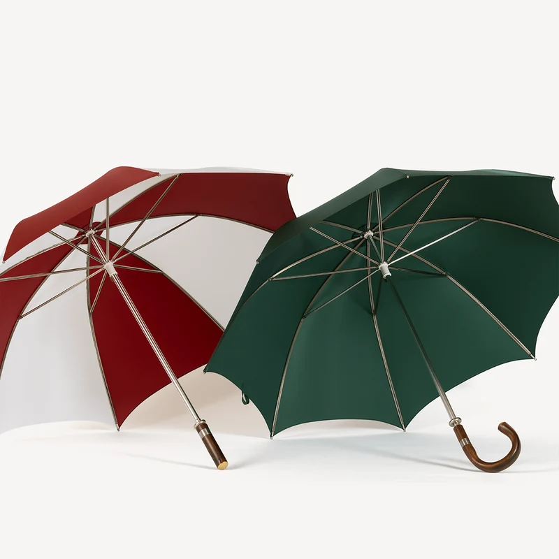 Parapluie de golf à poignée droite - Écarlate