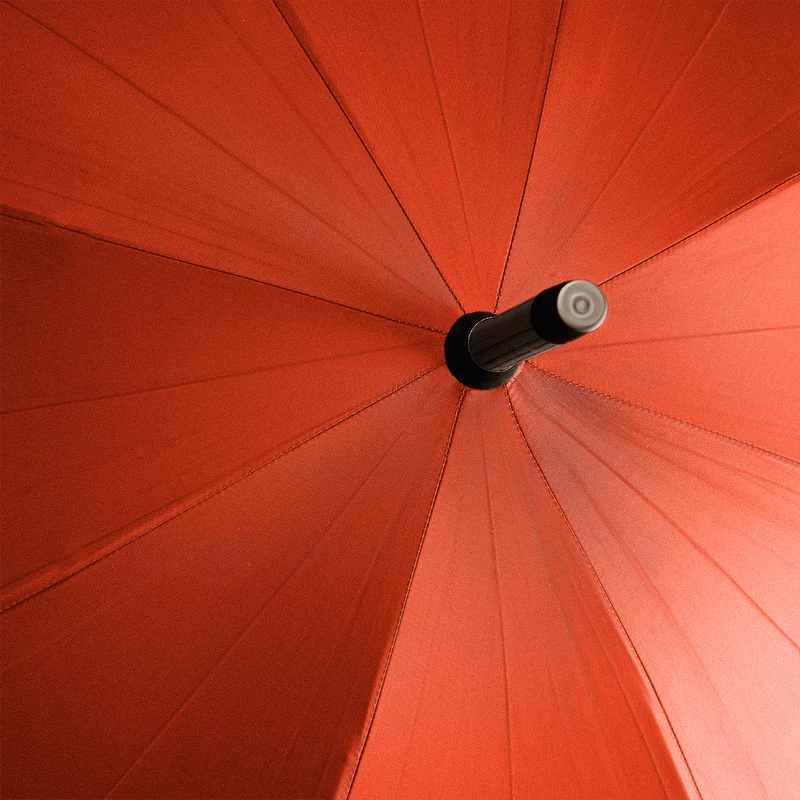 Parapluie en noyer pour homme - Orange