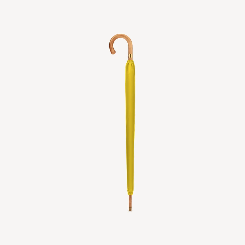 Parapluie en érable pour homme - Jaune