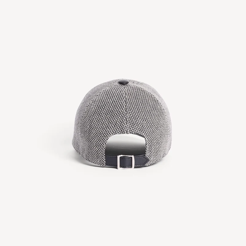 Casquette de baseball en toile - Noir et blanc