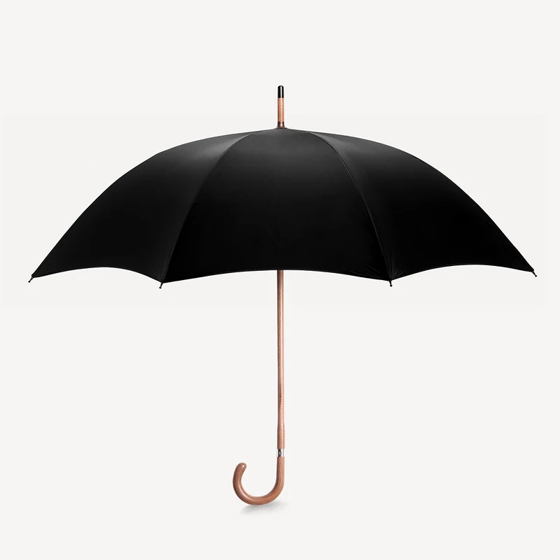 Parapluie en noyer - Noir