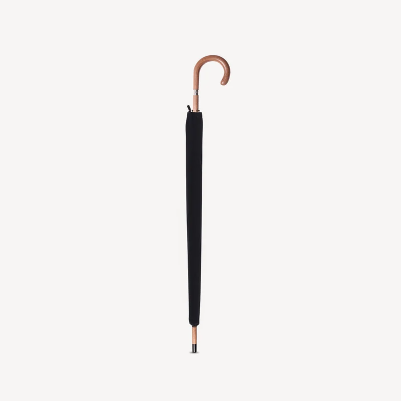 Parapluie en noyer - Noir