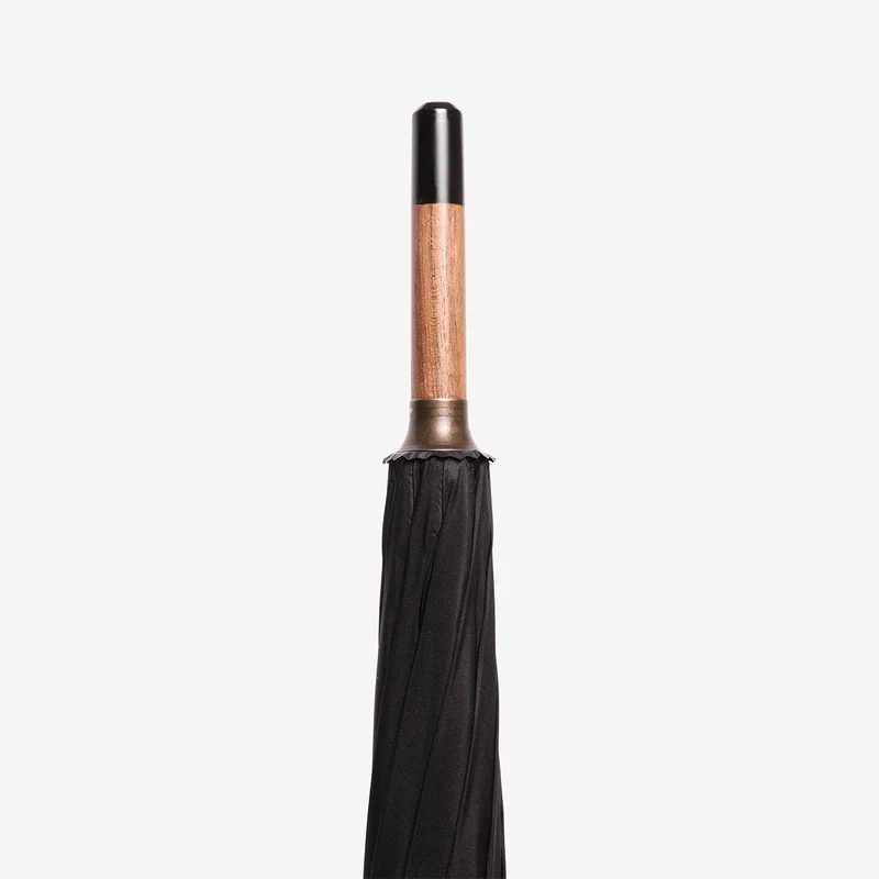 Parapluie en noyer - Noir