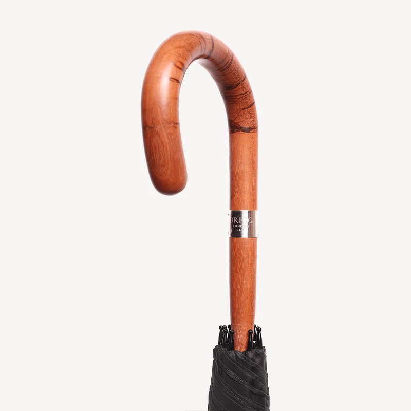 Parapluie en acajou acajou - Noir