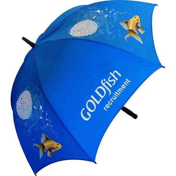 Fibrestorm Golf Umbrella | Fully Bespoke Promotional | UK Made | 130cm | MOQ 25 | 50+ Colours