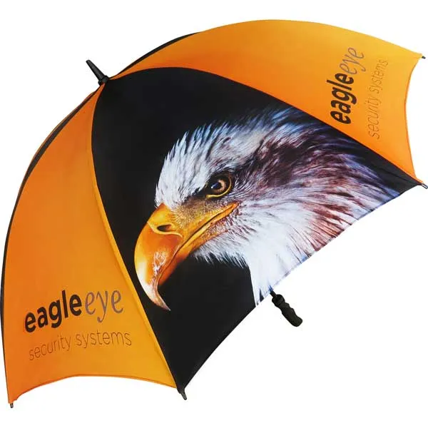 Fibrestorm Golf Umbrella | Fully Bespoke Promotional | UK Made | 130cm | MOQ 25 | 50+ Colours