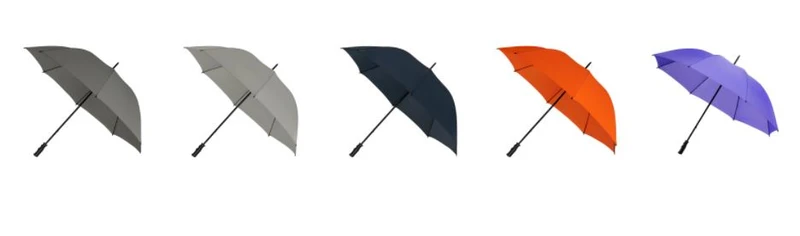BudgetStorm Plus Golf Umbrella | Promotional | Vented | 13 Colours | MOQ 12 | 125cm