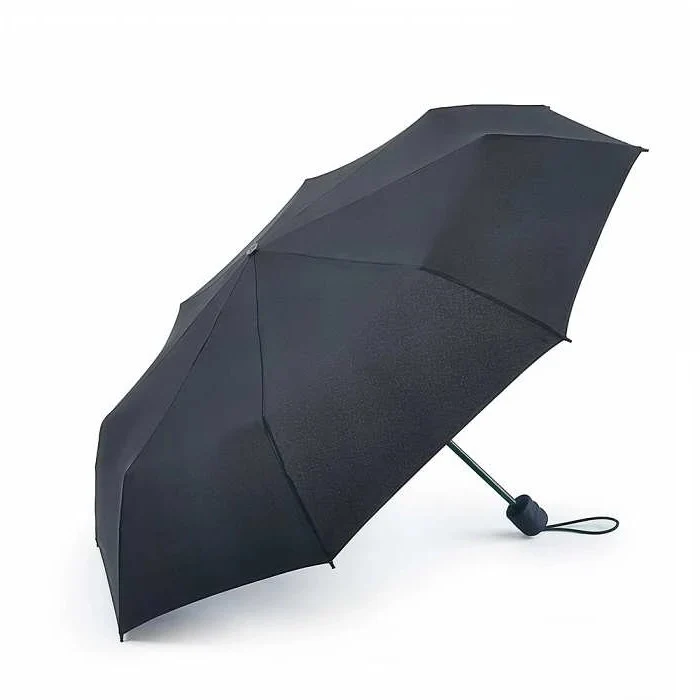 Fulton Performance Hurricane Folding Umbrella - Black | Extreme Strength | UPF 30+ | Lightweight 315g