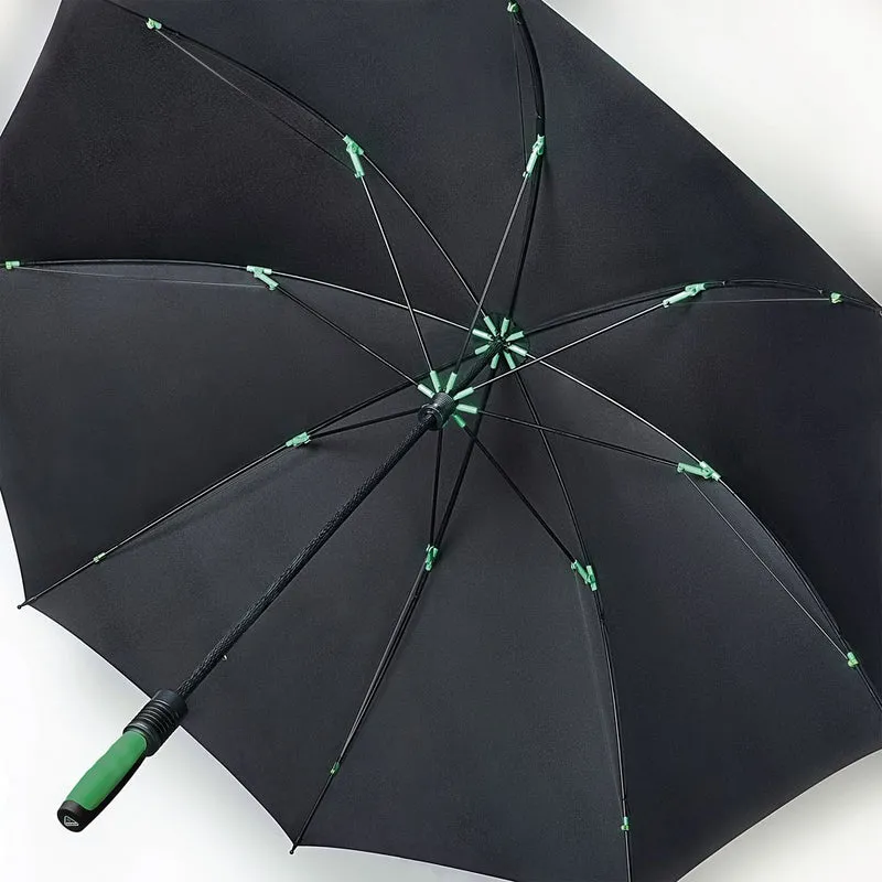 Fulton Performance Cyclone Golf Umbrella - Black | Wind Tunnel Tested 78mph | UPF 30+ | 131cm Span