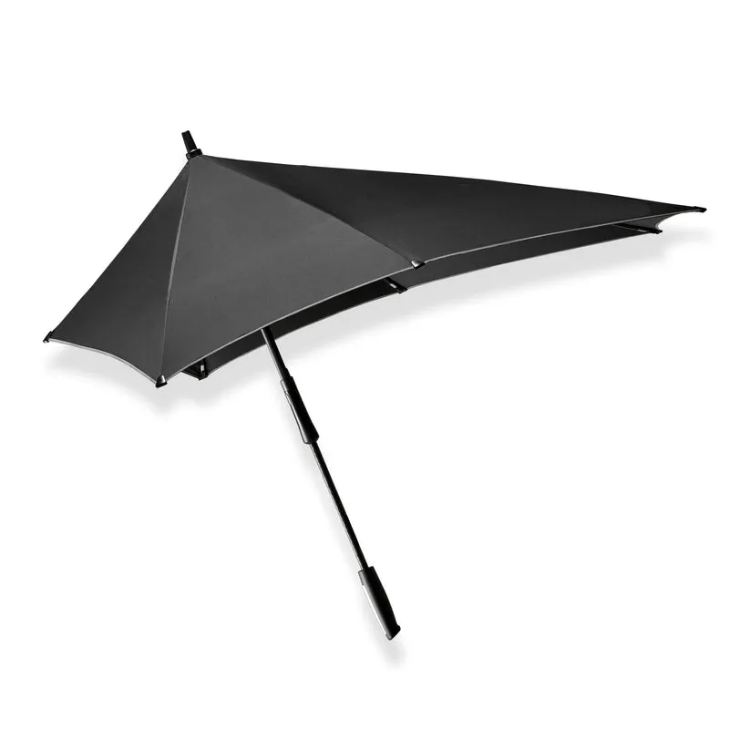 Senz XXL Stormproof Stick Umbrella | UPF 50+ UV Protection | Windproof to 100km/h | Extra-Large 110cm Canopy