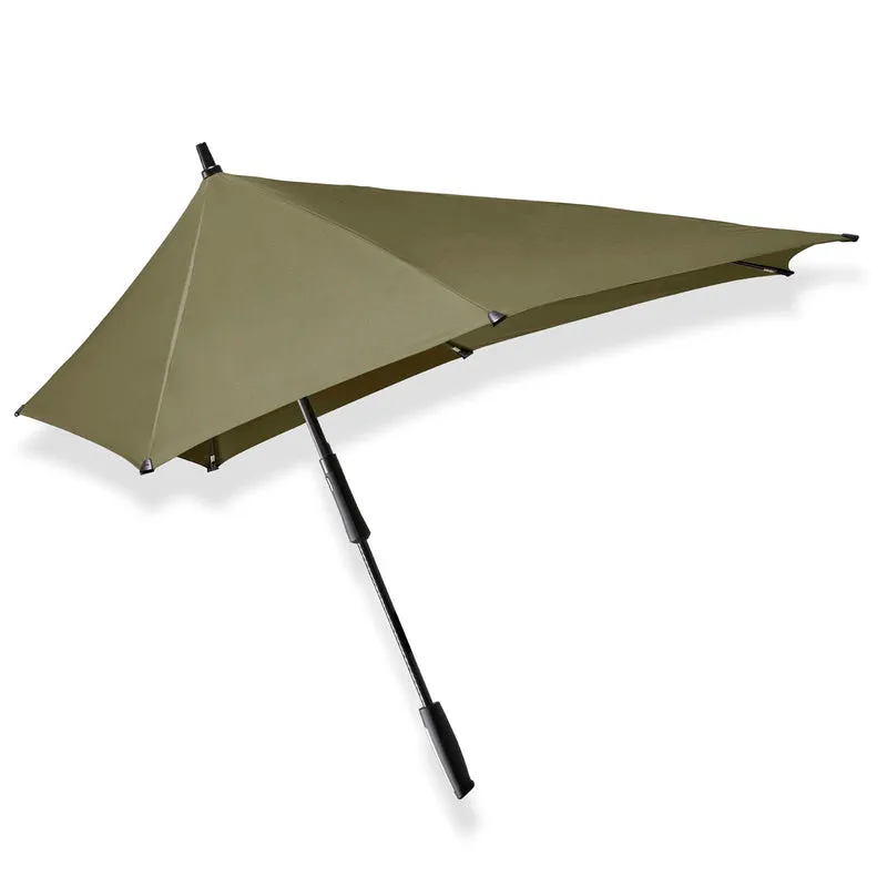 Senz XXL Stormproof Stick Umbrella | UPF 50+ UV Protection | Windproof to 100km/h | Extra-Large 110cm Canopy