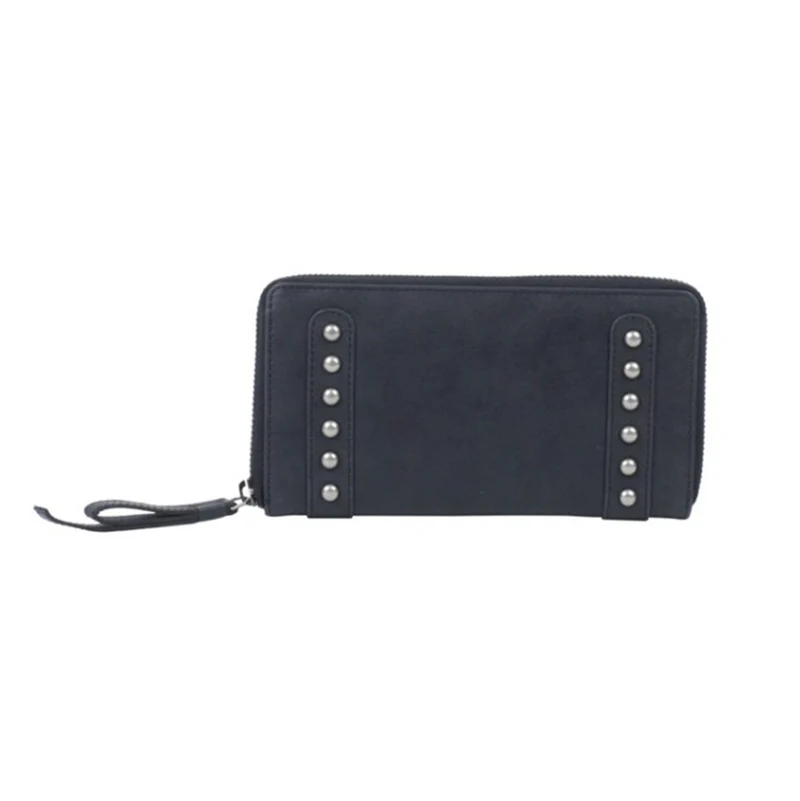 Markberg 'Eva' Black Studded Leather Purse