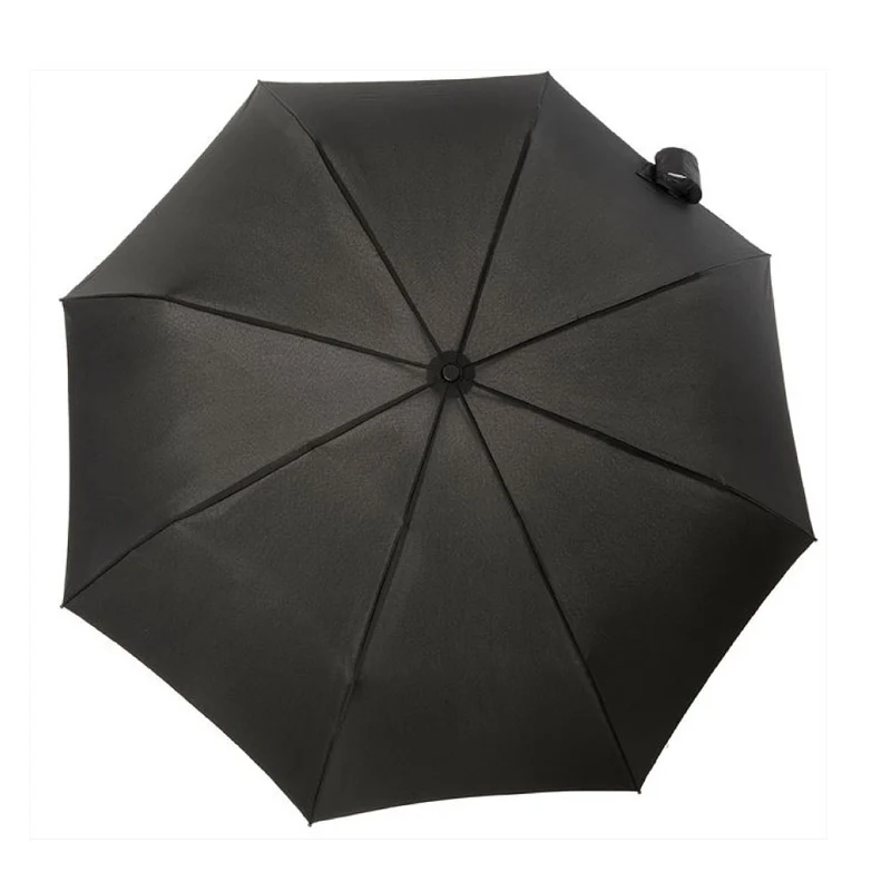 Totes ECO X-tra Strong Auto Open & Close Umbrella - Black | Wind Tunnel Tested | Large 108cm Canopy