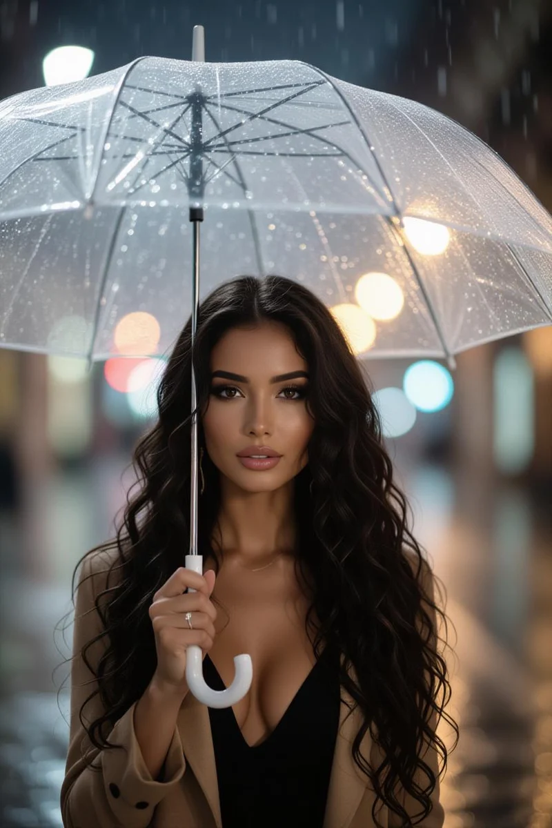 Clear Dome 'Clearview' Walking Umbrella | POE Canopy | Auto Open | Wind Resistant | Fibreglass Frame