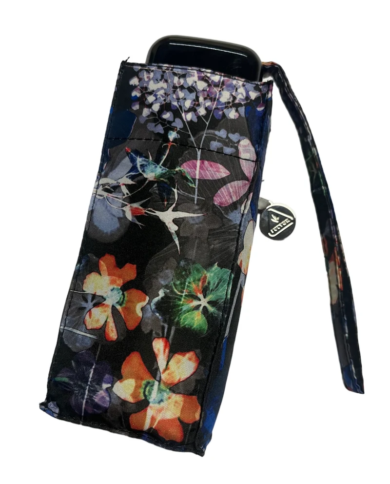 Fulton Tiny Compact Folding Umbrella - Digital Nature | Pocket Size 15cm | Just 160g