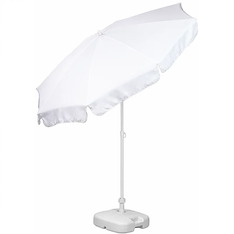 Patio Garden Beach Parasol Umbrella | 1.8m | Tilt Function | 10 Colours | Made in Italy