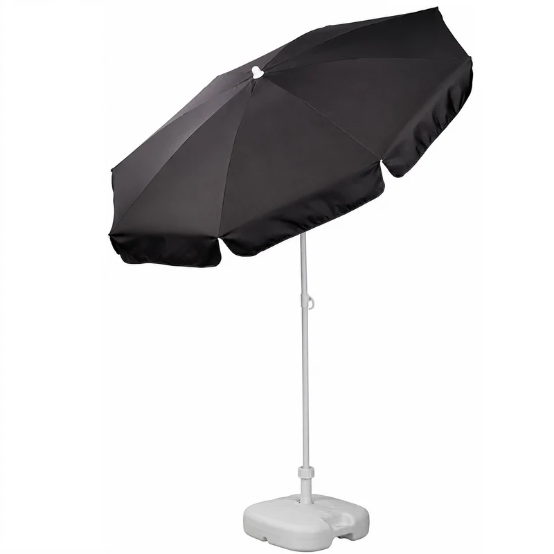 Patio Garden Beach Parasol Umbrella | 1.8m | Tilt Function | 10 Colours | Made in Italy