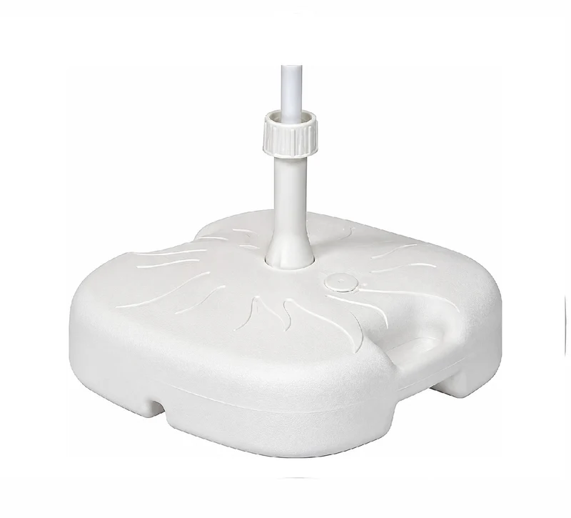 Parasol Plastic Base / Umbrella Stand | Fill with Water or Sand | UV & Weather Resistant | 46cm