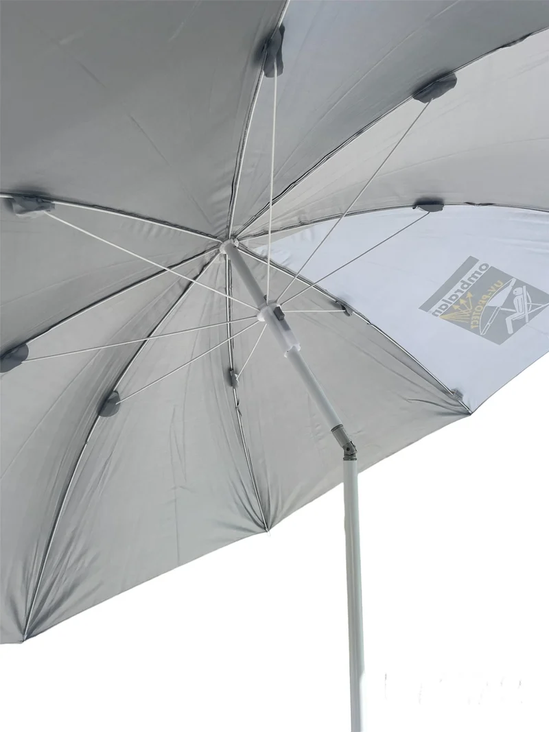 180 Budget Beach/Camping Parasol UV 50+ Sun Protection