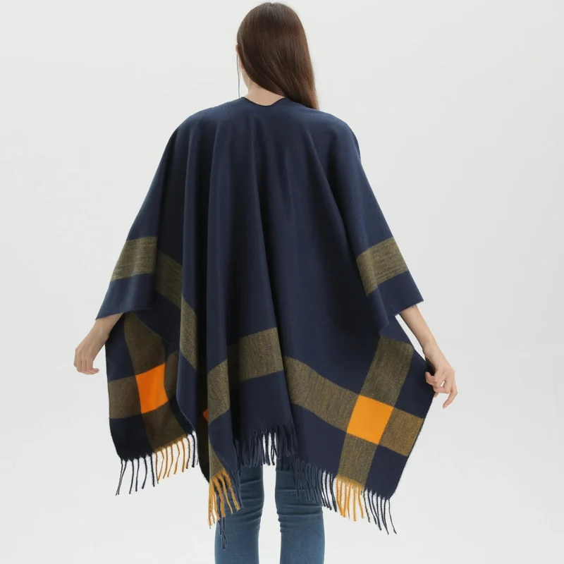 Poncho Court Femme