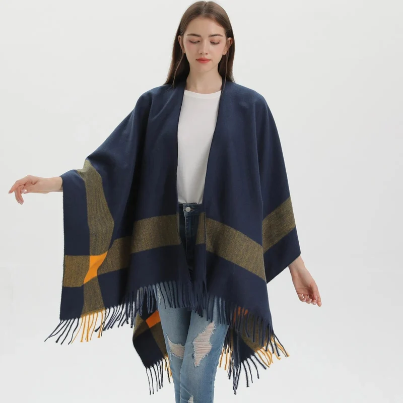 Poncho Court Femme