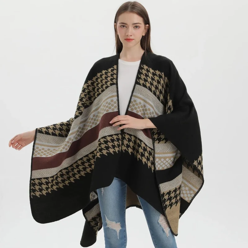 Poncho Femme Chaud
