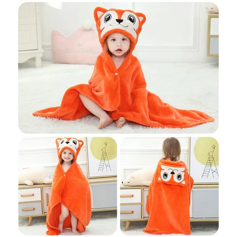 Cape de Bain Bébé Renard